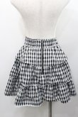画像2: Ank Rouge / ギンガムチェックスカート  黒ｘ白 I-26-01-31-080-CA-SK-SA-ZI (2)