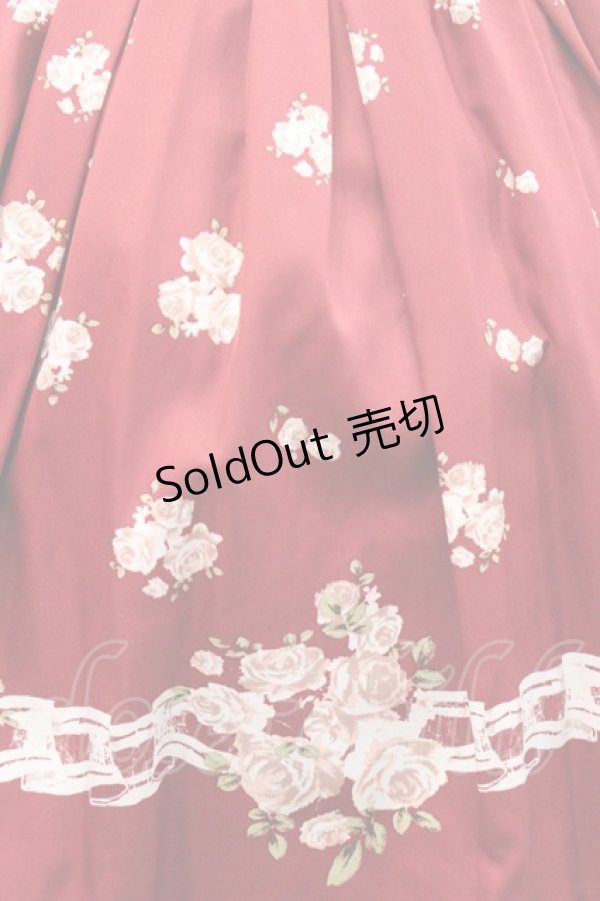 画像3: Ank Rouge / 薔薇ブーケプリントスカート  赤Ｘピンク I-26-01-31-082-CA-SK-SA-ZI (3)