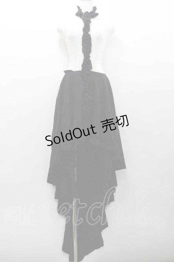 画像1: alice auaa / 変形ロングスカート  黒 I-26-01-31-088-AA-SK-SA-ZI (1)