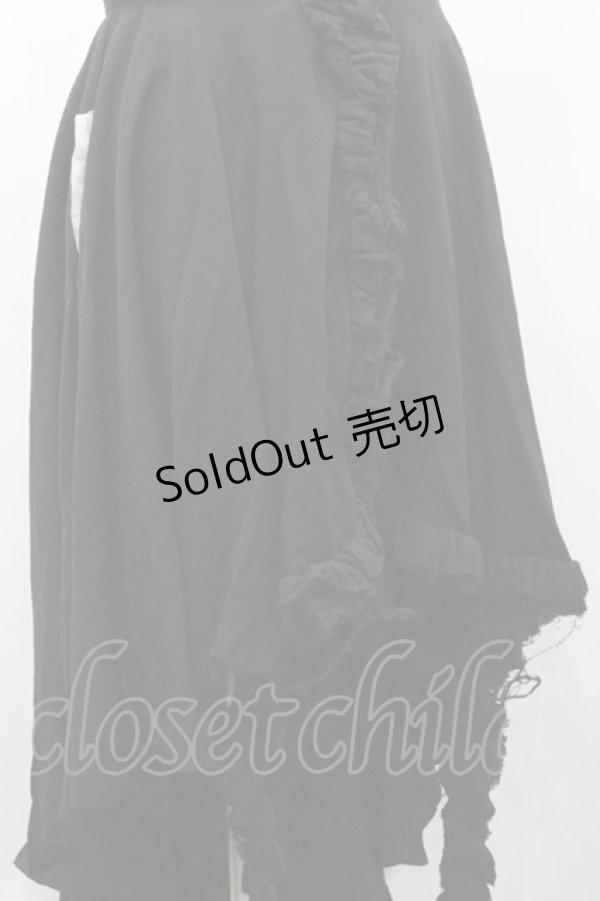 画像5: alice auaa / 変形ロングスカート  黒 I-26-01-31-088-AA-SK-SA-ZI (5)