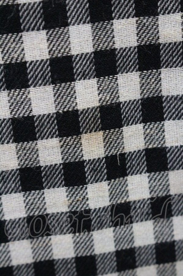 画像4: INGEBORG / ギンガムチェックスカート  黒Ｘ白チェック I-26-01-31-089-LO-SK-SA-ZI (4)