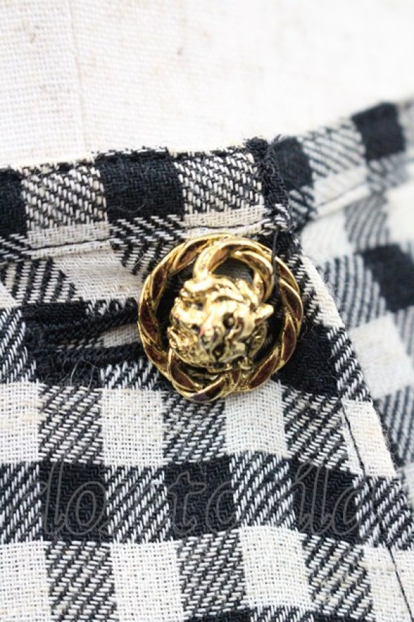 画像5: INGEBORG / ギンガムチェックスカート  黒Ｘ白チェック I-26-01-31-089-LO-SK-SA-ZI (5)