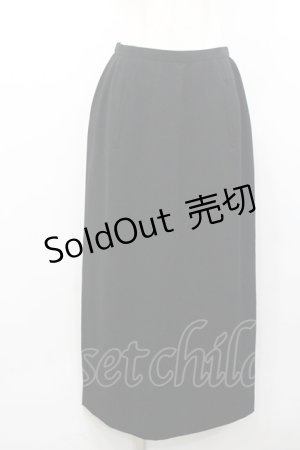 画像: INGEBORG / シンプルスカート M ブラック I-26-01-31-091-LO-SK-SA-ZI