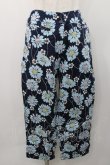 画像1: PEACE NOW / フラワー総柄パンツ  ネイビー I-26-01-31-095-PU-PA-SA-ZI (1)