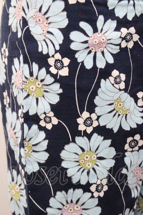 画像3: PEACE NOW / フラワー総柄パンツ  ネイビー I-26-01-31-095-PU-PA-SA-ZI (3)