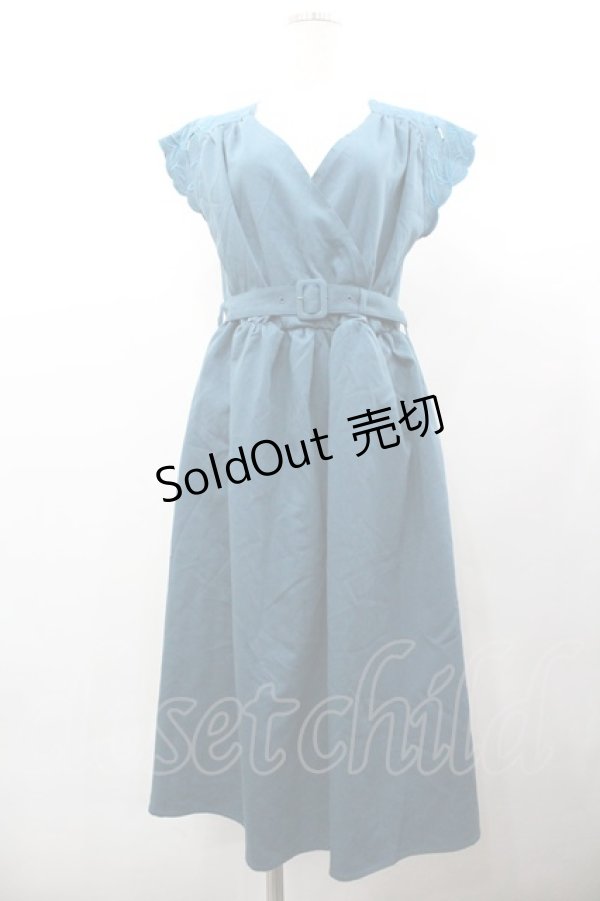 画像1: an another angelus / ベルト付きワンピース F グリーン I-26-01-31-100-CA-OP-TE-ZI (1)