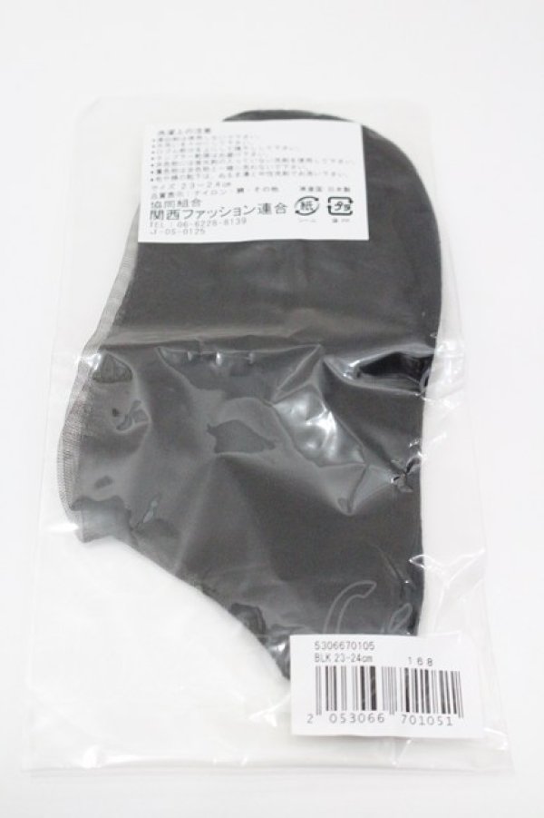 画像2: DearMyLove / シースルーソックス  黒 I-26-01-31-101-EL-ZA-SA-ZI (2)