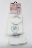 画像2: m petit by misako / ECAMOVKバラレースソックス 23-25CM  I-26-01-31-104-LO-ZA-SA-ZI (2)