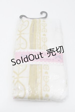 画像: SWIMMER / ROMANTIC SOX  白Ｘゴールド I-26-01-31-105-EL-ZA-SA-ZI