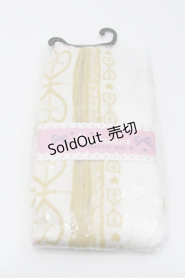 画像1: SWIMMER / ROMANTIC SOX  白Ｘゴールド I-26-01-31-105-EL-ZA-SA-ZI (1)