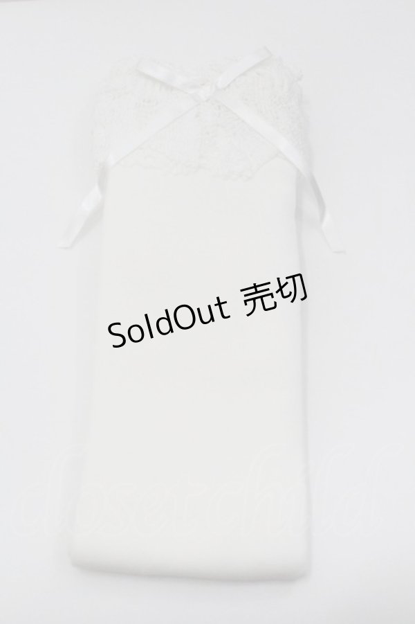 画像1: Innocent World / トーションレースオーバーニーソックス  白 I-26-01-31-106-IW-ZA-SA-ZI (1)