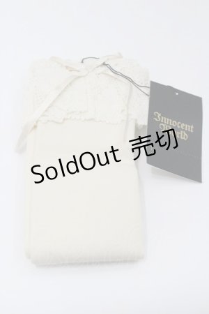 画像: Innocent World / トーションレースハイソックス  生成り I-26-01-31-116-IW-ZA-SA-ZI