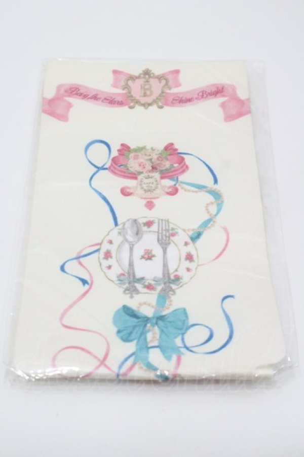 画像1: BABY,THE STARS SHINE BRIGHT / Ruban le Lien a la mode柄オーバーニー  アイボリー I-26-01-31-119-BA-ZA-SA-ZI (1)