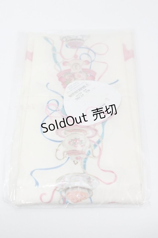 画像2: BABY,THE STARS SHINE BRIGHT / Ruban le Lien a la mode柄オーバーニー  アイボリー I-26-01-31-119-BA-ZA-SA-ZI (2)