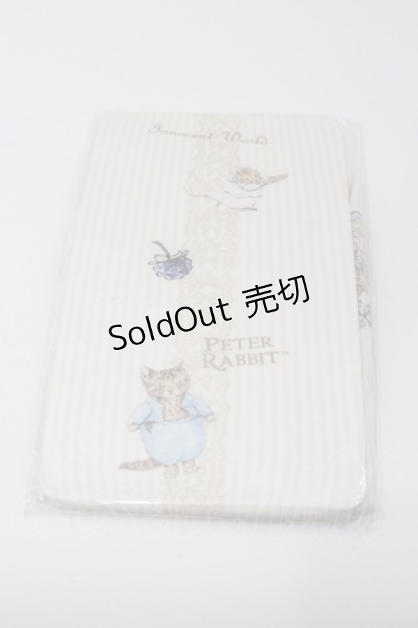 画像1: Innocent World / ピーターラビットとちょうちょのタイツ  アイボリー I-26-01-31-122-IW-ZA-SA-ZI (1)