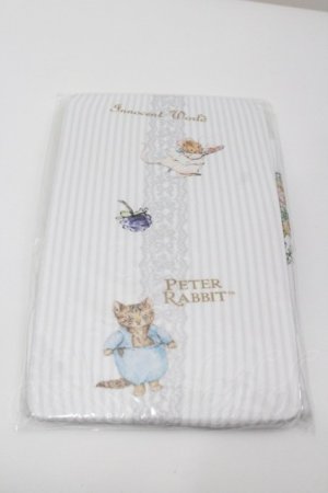 画像: Innocent World / ピーターラビットとちょうちょのタイツ  白 I-26-01-31-123-IW-ZA-SA-ZI