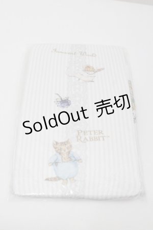 画像: Innocent World / ピーターラビットとちょうちょのタイツ  白 I-26-01-31-123-IW-ZA-SA-ZI