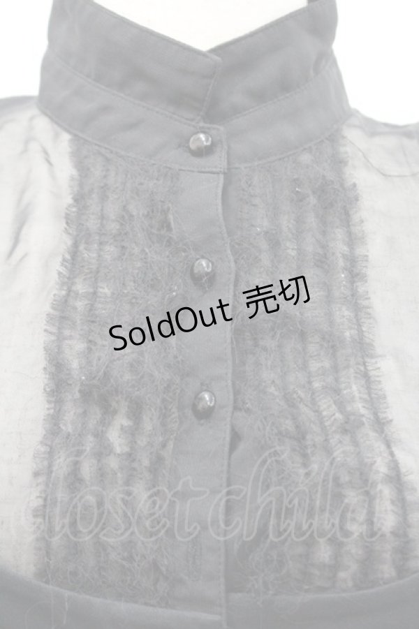 画像3: alice auaa / シースルーブラウス  黒 I-26-01-31-013-AA-BL-SA-ZI (3)