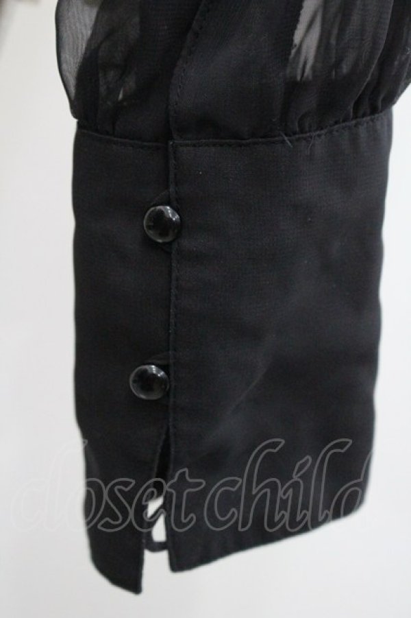 画像5: alice auaa / シースルーブラウス  黒 I-26-01-31-013-AA-BL-SA-ZI (5)