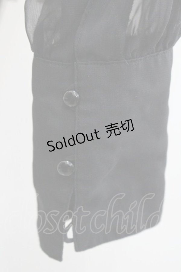 画像5: alice auaa / シースルーブラウス  黒 I-26-01-31-013-AA-BL-SA-ZI (5)