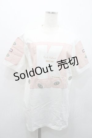 画像: Karl Helmut / ワッペン&Kアップリケ半袖Tシャツ M ホワイト I-26-01-31-018-EL-TS-SA-ZI