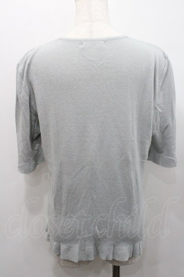 画像2: INGEBORG / 半袖シンプルニットカーディガン L ミント I-26-01-31-020-LO-TO-SA-ZI (2)