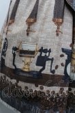 画像3: ALICE and the PIRATES / Fleeting moments〜月下の不思議な珈琲店〜柄ジャンパースカートI  ブラウン I-26-02-01-032-PA-OP-SA-ZI (3)