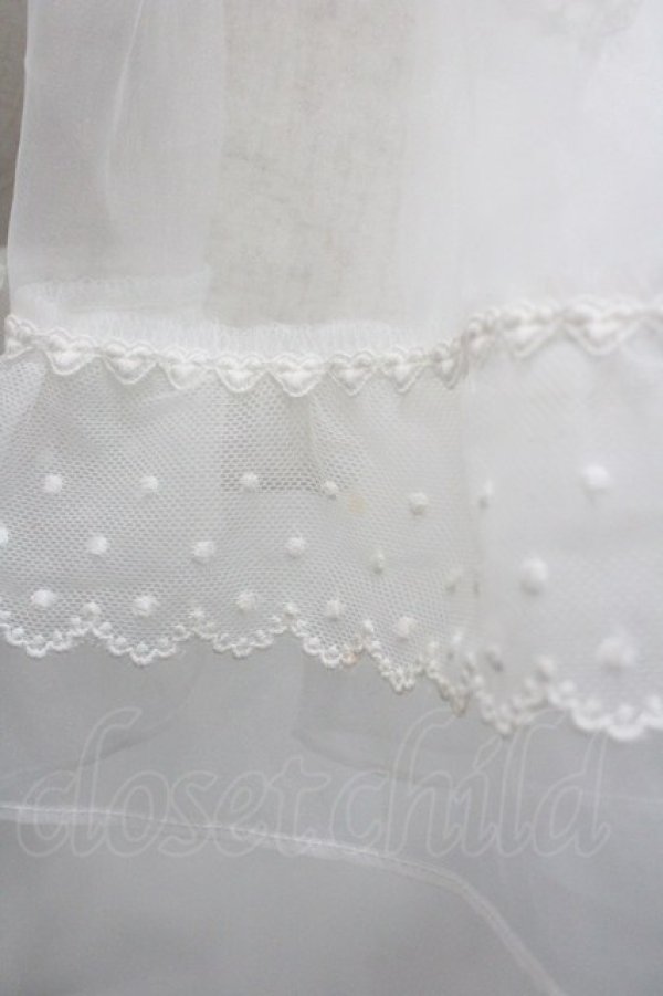 画像3: BABY,THE STARS SHINE BRIGHT / オーガンジーハートエプロン  白 I-26-02-01-034-BA-OP-TE-ZI (3)