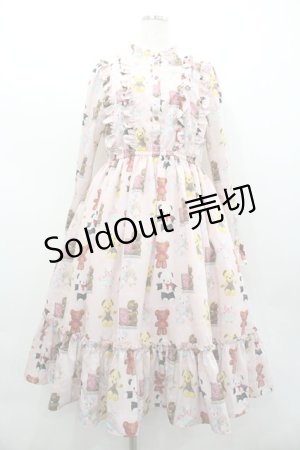 画像: Emily Temple cute / mini Fluffy Bearsワンピース  ピンク I-26-02-01-037-ET-OP-TE-ZI