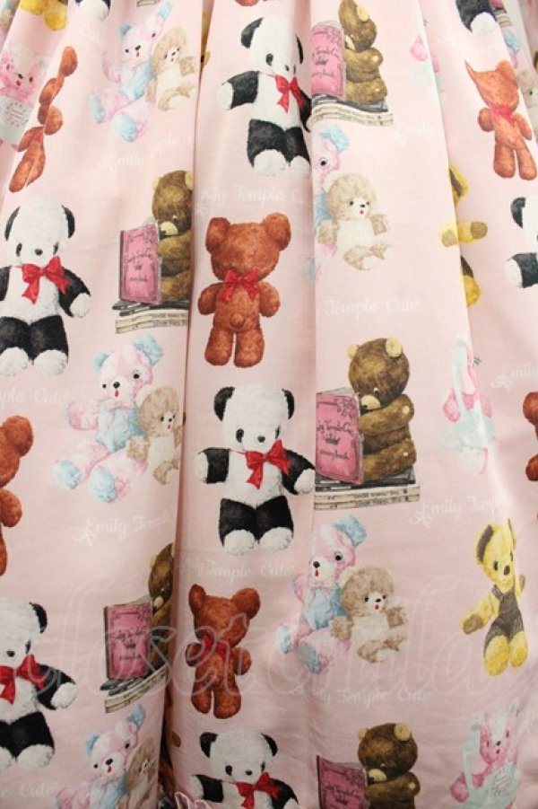 画像3: Emily Temple cute / mini Fluffy Bearsワンピース  ピンク I-26-02-01-037-ET-OP-TE-ZI (3)