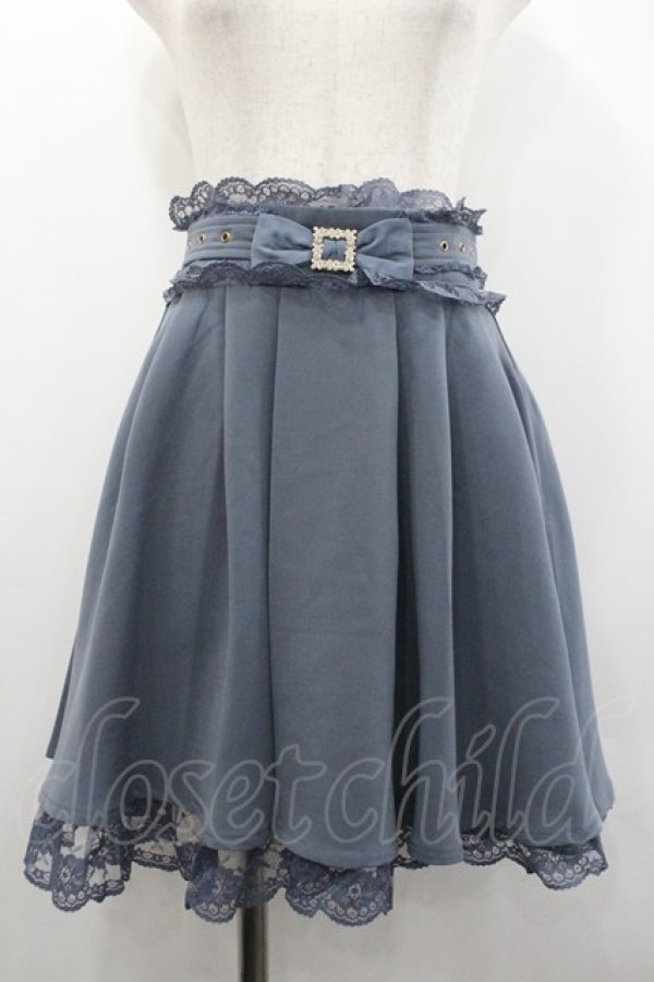 画像1: Rojita / リボンベルトスカート  黒 I-26-02-01-005-LO-SK-SA-ZI (1)