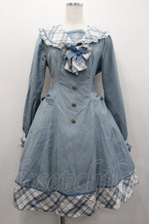 画像: Amavel / French Countryセーラーワンピース  サックス I-26-02-01-048-CA-OP-SA-ZI