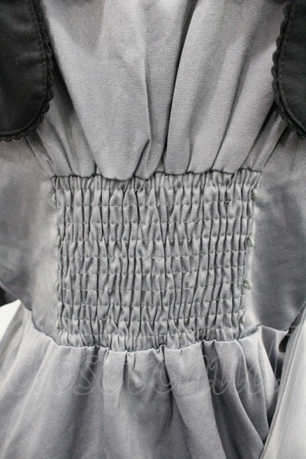 画像4: Amavel / Starry Bear Circusジャンパースカート  グレーＸ黒 I-26-02-01-049-CA-OP-SA-ZI (4)