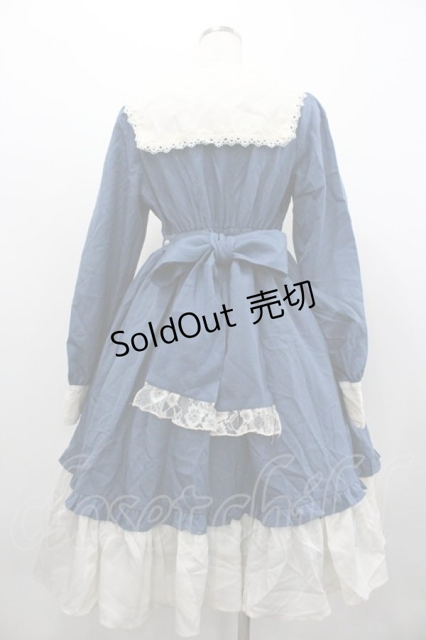 画像2: axes femme kawaii / オリビアワンピース  青 I-26-02-01-051-AX-OP-SA-ZI (2)