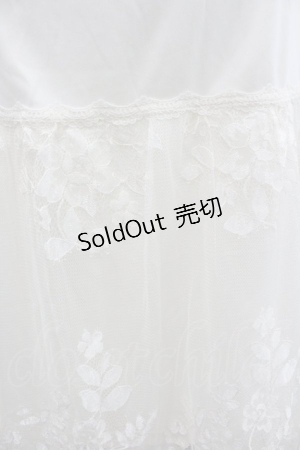 画像3: axes femme / レース使いペチワンピース  生成り I-26-02-01-059-AX-OP-SA-ZI (3)