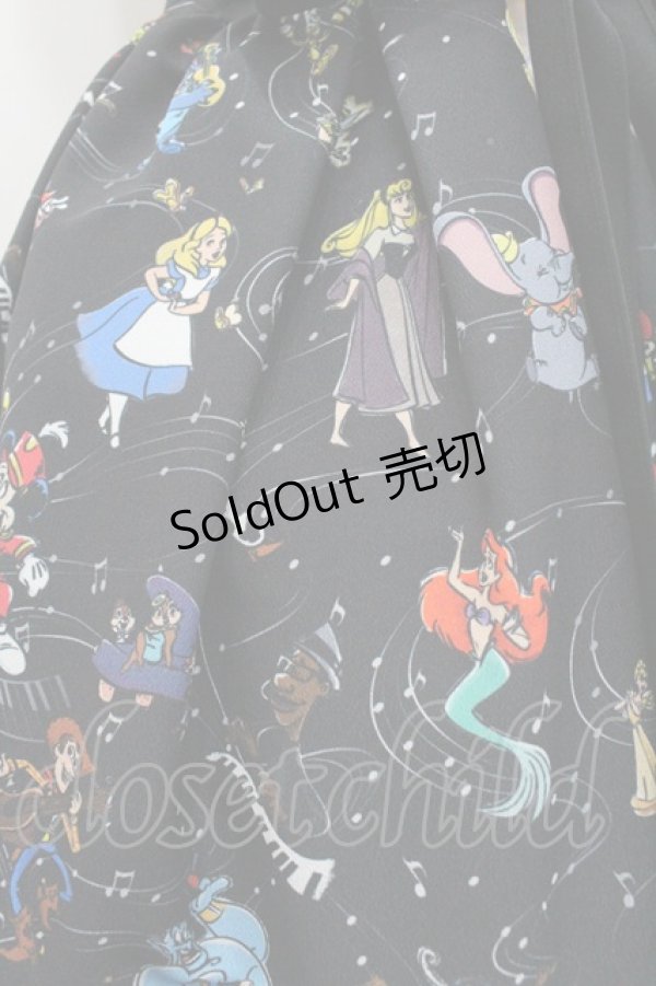 画像3: MIHO MATSUDA / Disney100 The Style collectionジャンパースカート  黒 I-26-02-01-062-GO-OP-SA-ZI (3)