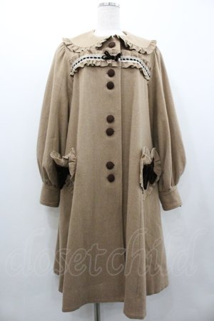 画像: metamorphose / ハートフリルコート 1 ブラウン I-26-02-01-068-ME-CO-SA-ZI