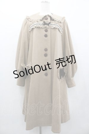 画像: metamorphose / ハートフリルコート 1 ブラウン I-26-02-01-068-ME-CO-SA-ZI