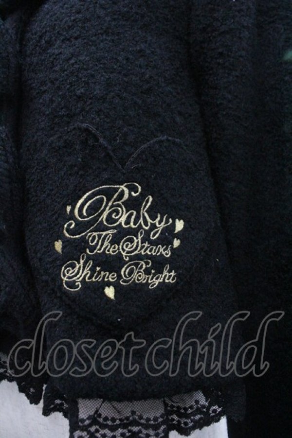 画像3: BABY,THE STARS SHINE BRIGHT / ハーティーポケットショートジャケット  黒 I-26-02-01-070-BA-JA-TE-ZI (3)