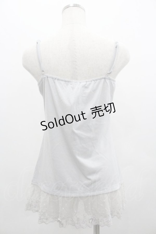 画像2: axes femme / リボン付きロングキャミ  グレー I-26-02-01-085-AX-TO-SA-ZI (2)