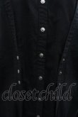 画像3: Ozz Croce / スナップボタンロングシャツ  黒 I-26-02-01-087-OO-BL-SA-ZI (3)