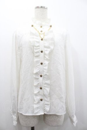 画像: Amavel / Starry Bear Circus ブラウス  白 I-26-02-01-092-CA-BL-SA-ZI