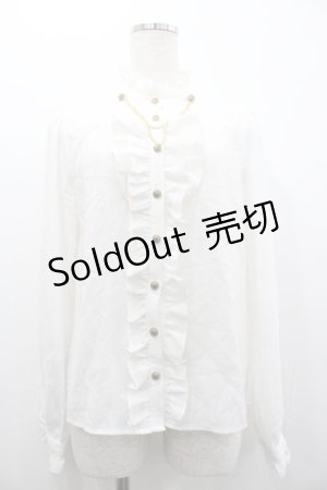 画像: Amavel / Starry Bear Circus ブラウス  白 I-26-02-01-092-CA-BL-SA-ZI