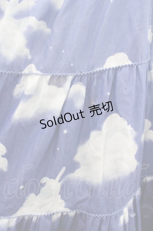 画像3: PINK HOUSE / 空プリントスカート  パープル I-26-02-01-001-LO-SK-SA-ZI (3)