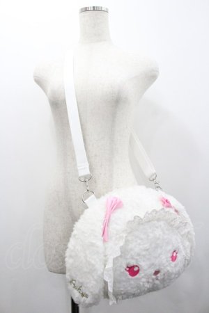 画像: BABY,THE STARS SHINE BRIGHT / うさくみゃちゃんのおかおBag  白 I-26-02-01-100-BA-BG-TE-ZI