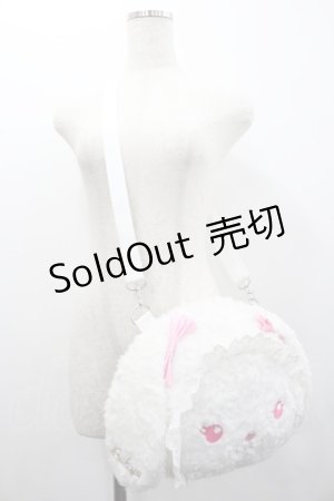 画像: BABY,THE STARS SHINE BRIGHT / うさくみゃちゃんのおかおBag  白 I-26-02-01-100-BA-BG-TE-ZI
