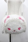 画像2: BABY,THE STARS SHINE BRIGHT / うさくみゃちゃんのおかおBag  白 I-26-02-01-100-BA-BG-TE-ZI (2)
