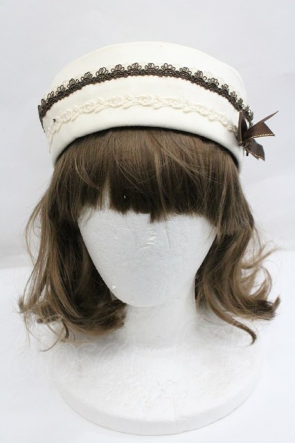 画像2: ALICE and the PIRATES / エリーゼトリコロールハット  ブラウン I-26-02-01-104-PA-AC-SA-ZI (2)