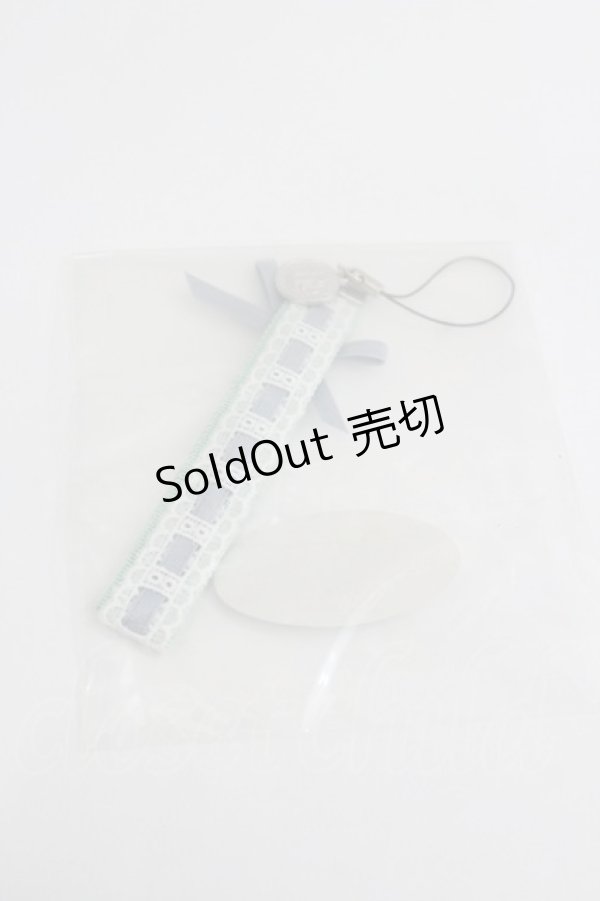 画像2: Victorian maiden / レースリボンストラップ  白Ｘミント I-26-02-01-108-CL-ZA-SA-ZI (2)