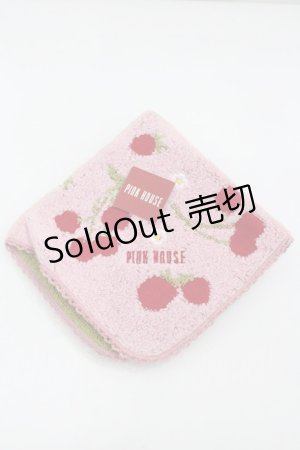 画像: PINK HOUSE / チェリーデザインハンドタオル   I-26-02-01-114-LO-ZA-SA-ZI